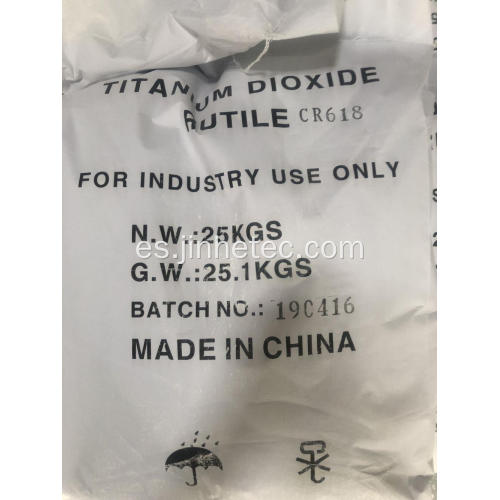Dióxido de titanio Rutile R631 para tintas de goma de pintura